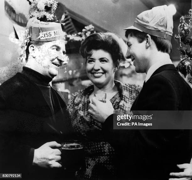 Coronation Street Actor Peter Adamson as Len Fairclough , Pat Phoenix as Elsie Tanner and Phillip Lowrie as her wayward son Dennis . * 19/01/02...