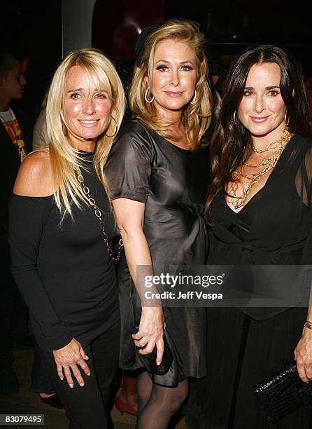 Kim Richards, Kathy Hilton and Kyle Richards attend A Night at the Movies with Paris Hiton held at LAX nightclub on September 30, 2008 in Los...