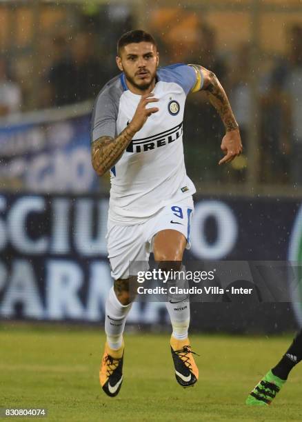 Mauro Icardi of FC Internazionale in action during the Pre-Season Friendly match between FC Internazionale and Real Betis at Stadio Via del Mare on...