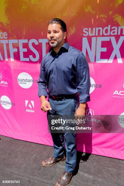 Actor Sal Velez Jr. Arrives for the 2017 Sundance NEXT FEST at The Theater at The Ace Hotel on August 12, 2017 in Los Angeles, California.