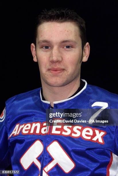 Scott Courtney of Arena Essex Kent Sweepers Hammers at the launch for the new speedway season.