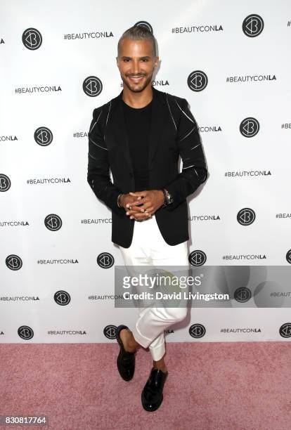 Makeup artist and TV personality Jay Manuel attends Day 1 of the 5th Annual Beautycon Festival Los Angeles at the Los Angeles Convention Center on...