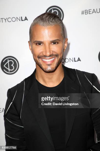 Makeup artist and TV personality Jay Manuel attends Day 1 of the 5th Annual Beautycon Festival Los Angeles at the Los Angeles Convention Center on...