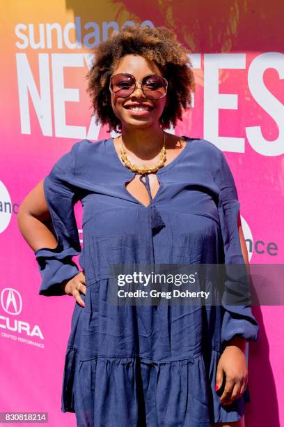 Executive Producer Aaliyah Williams arrives for the 2017 Sundance NEXT FEST at The Theater at The Ace Hotel on August 12, 2017 in Los Angeles,...