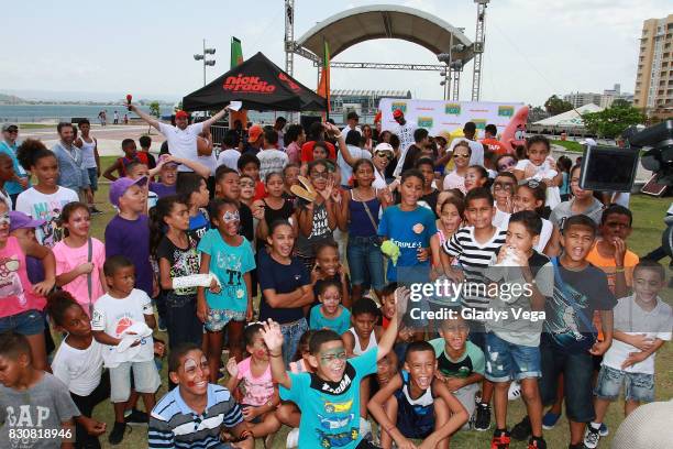 Atmosphere of the Worldwide Day of Play at Bahia Urbana Bay Side Park on August 12, 2017 in San Juan, Puerto Rico.