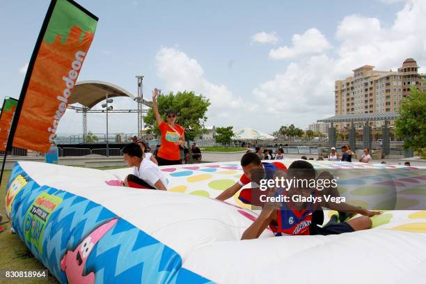 Atmosphere of Worldwide Day of Play at Bahia Urbana Bay Side Park on August 12, 2017 in San Juan, Puerto Rico.