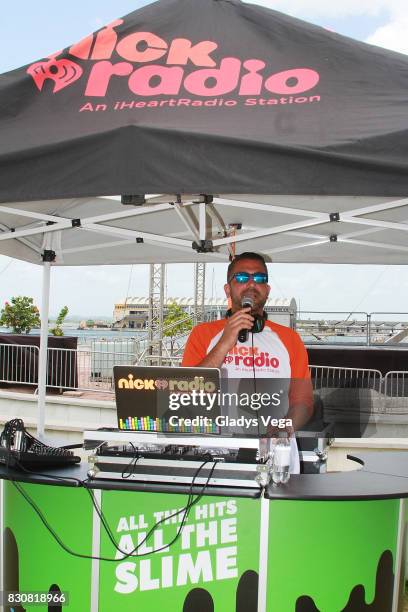 Boogie of Nick Radio participate in the Worldwide Day of Play at Bahia Urbana Bay Side Park on August 12, 2017 in San Juan, Puerto Rico.