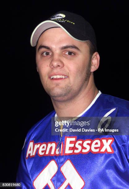 Lee Herne of Arena Essex Kent Sweepers Hammers at the launch for the new speedway season.