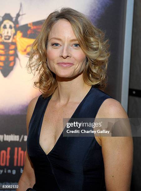 Actress Jodie Foster presents during AFI's Night At The Movies presented by Target held at ArcLight Cinemas on October 1, 2008 in Hollywood,...