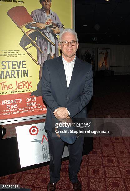 Actor Steve Martin presents during AFI's Night At The Movies presented by Target held at ArcLight Cinemas on October 1, 2008 in Hollywood, California.