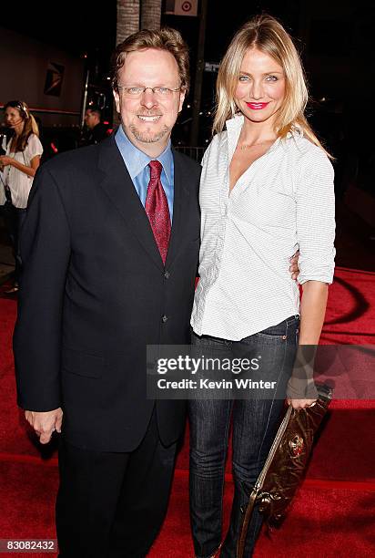 President & CEO Bob Gazzale and actress Cameron Diaz arrive at AFI's Night At The Movies presented by Target held at ArcLight Cinemas on October 1,...