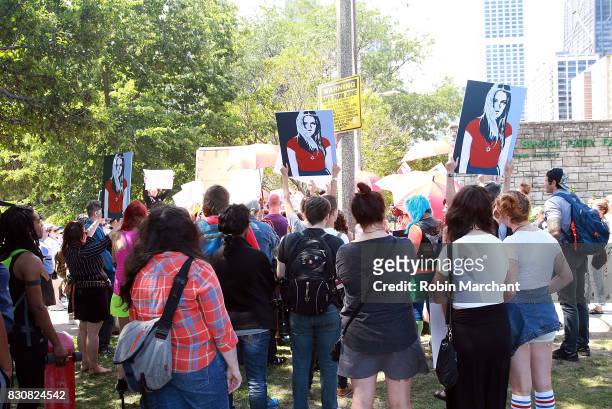 Zioness Movement Marches with Chicago SlutWalk on August 12, 2017 in Chicago, Illinois.