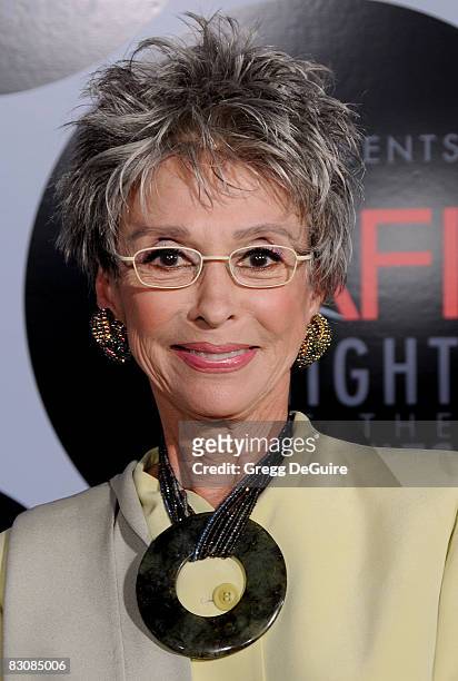 Actress Rita Moreno arrives at the AFI Night at the Movies presented by TARGET at the Arclight Theater on October 1, 2008 in Hollywood, California.