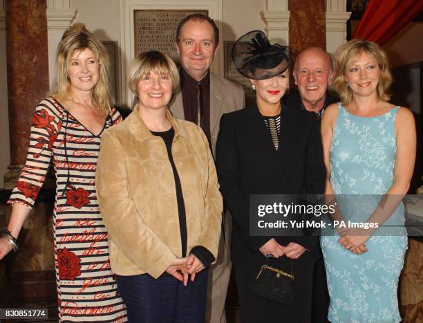 Julia Somerville, Victoria Wood, Jim Broadbent, Frances Barber, Richard Wilson and Karen Drury arriving at a fundraising gala to celebrate the 30th...