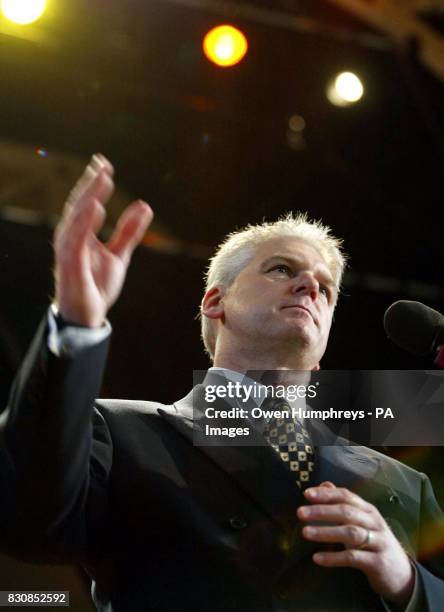 Former Cleveland police superintendent Ray Mallon celebrates after being chosen as the first directly-elected mayor of his adopted home town of...