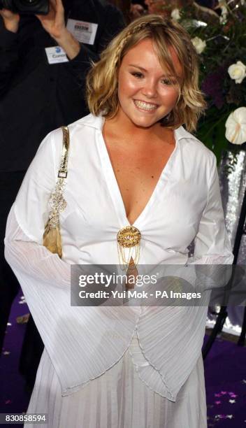 EastEnders actress Charlie Brooks arrives for the fourth annual British Soap awards at BBC Television Centre in London. The ceremony is hosted by...