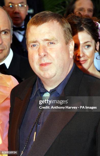 Actor Timothy Spall arrives for the premiere of director Mike Leigh's new film 'All or Nothing' at the Palais des Festival during the 55th Cannes...