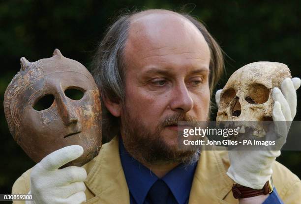 Peter Wilson , Senior Archaeologist at English Heritage who was in charge of the team that made the discovery of the cross-dressing castrated priest,...
