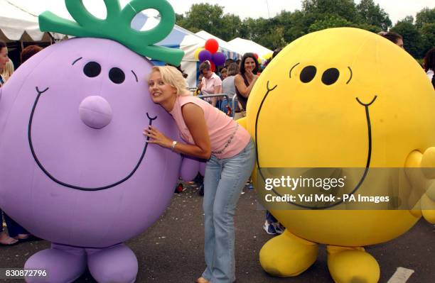 Former Emmerdale actress Malandra Burrows attending the 15th Amazing Great Children's Party, in Battersea Park in south London.