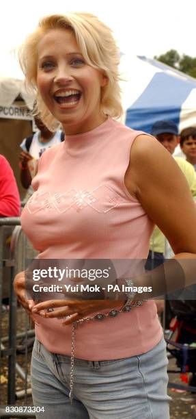 Malandra Burrows attending the15th Amazing Great Children's Party, in Battersea Park in south London.