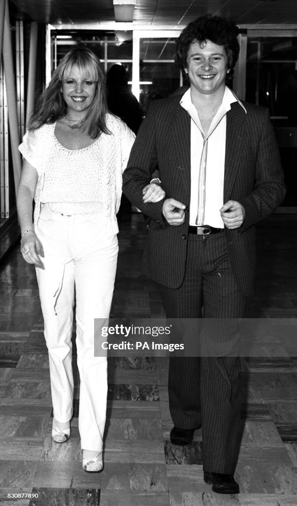 Actress Sally Thomsett Of Man About The House Leaving Heathrow With actress-sally-thomsett-of-man-about-the-house-leaving-heathrow-with