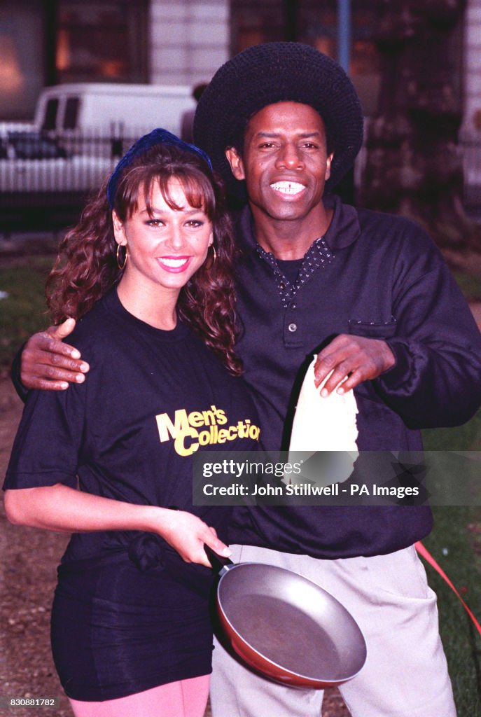 Maria Withaker Page three model Maria Whittaker and pop star Eddy Grant at the... News ...