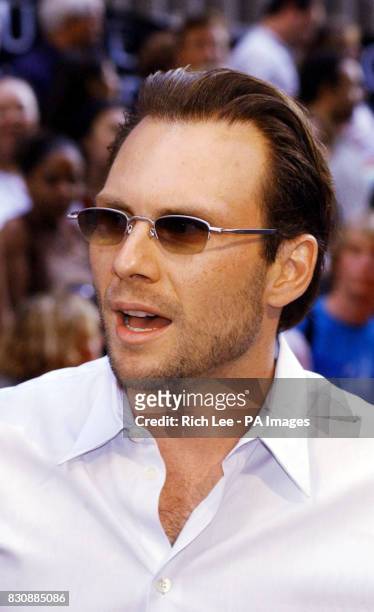 On this day in 1968 American actor Christian Slater was born. American actor Christian Slater arrives for the premiere of Tom Cruise's latest film...