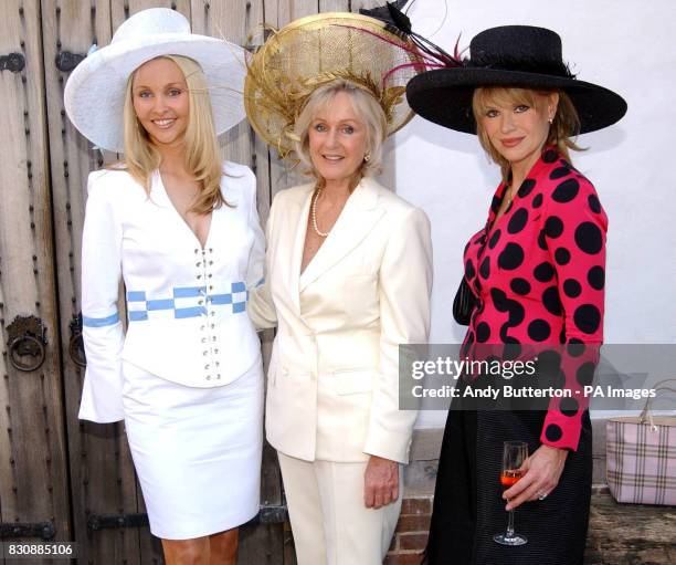 From left to right; President of HB Health Heather Bird, events planner Liz Brewer and Cindy Jackson during a fund-raising luncheon and fashion show...