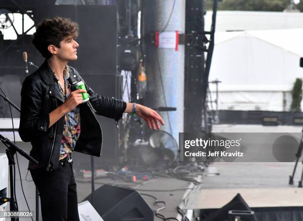 Musician James Bagshaw of Temples performs on Lands End stage during the 2017 Outside Lands Music And Arts Festival at Golden Gate Park on August 12,...