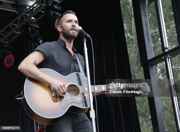 Joshua Ostrander of Mondo Cozmo performs on the Panhandle Stage during the 2017 Outside Lands Music And Arts Festival at Golden Gate Park on August...