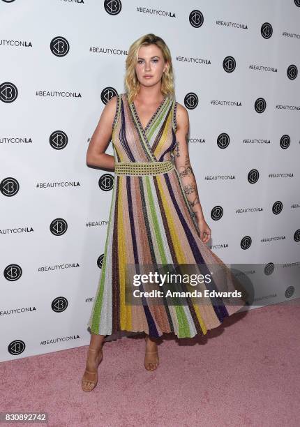 Model Ireland Baldwin attends the 5th Annual Beautycon Festival Los Angeles at the Los Angeles Convention Center on August 12, 2017 in Los Angeles,...