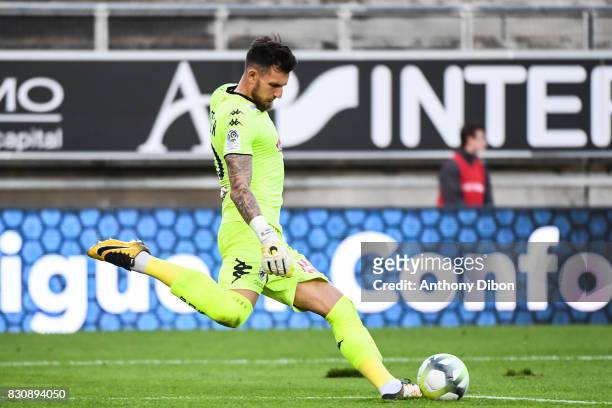 Alexandre Letellier of Angers during the Ligue 1 match between Amiens SC and Angers SCO at Stade de la Licorne on August 12, 2017 in Amiens, .