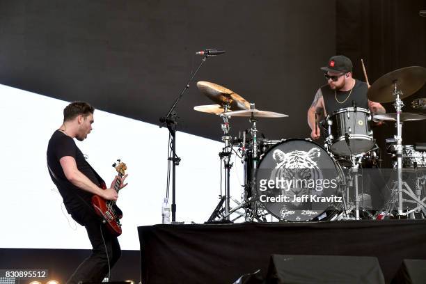 Mike Kerr and Ben Thatcher of Royal Blood perform on Lands End stage during the 2017 Outside Lands Music And Arts Festival at Golden Gate Park on...