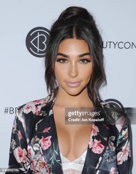 Chantel Jeffries arrives at the 5th Annual Beautycon Festival Los Angeles at Los Angeles Convention Center on August 12, 2017 in Los Angeles,...
