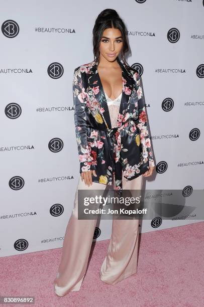 Chantel Jeffries arrives at the 5th Annual Beautycon Festival Los Angeles at Los Angeles Convention Center on August 12, 2017 in Los Angeles,...