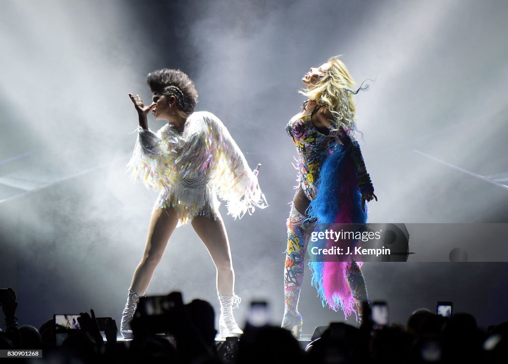 Gloria Trevi And Alejandra Guzman In Concert - New York, New York