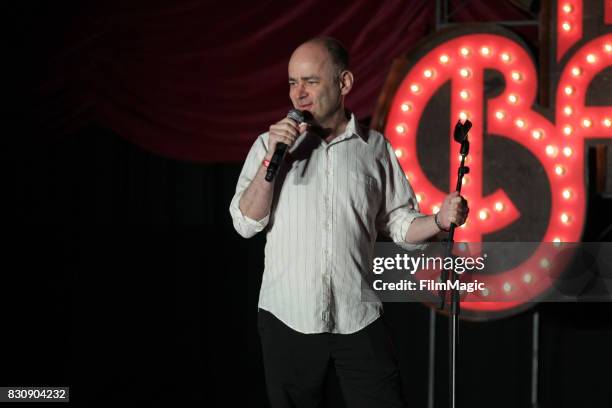 Todd Barry performs on The Barbary Stage during the 2017 Outside Lands Music And Arts Festival at Golden Gate Park on August 12, 2017 in San...