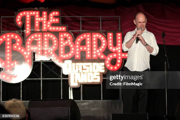 Todd Barry performs on The Barbary Stage during the 2017 Outside Lands Music And Arts Festival at Golden Gate Park on August 12, 2017 in San...