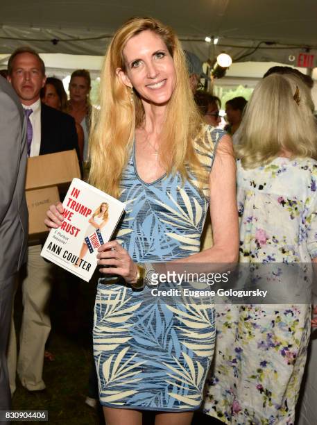 Ann Coulter attends Authors Night 2017 At The East Hampton Library at The East Hampton Library on August 12, 2017 in East Hampton, New York.