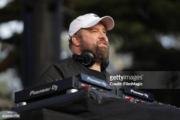 Claude VonStroke performs on the Twin Peaks Stage during the 2017 Outside Lands Music And Arts Festival at Golden Gate Park on August 12, 2017 in San...