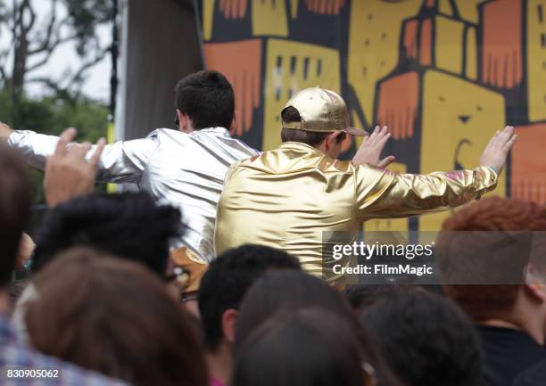 Festivalgoers while DJ Kaytranada performs on the Twin Peaks Stage during the 2017 Outside Lands Music And Arts Festival at Golden Gate Park on...