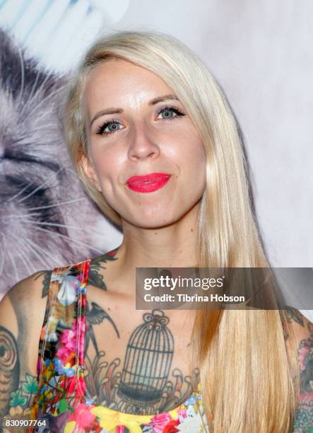 Hannah Shaw, a.k.a Kitten Lady, attends the 3rd Annual CatCon at Pasadena Convention Center on August 12, 2017 in Pasadena, California.