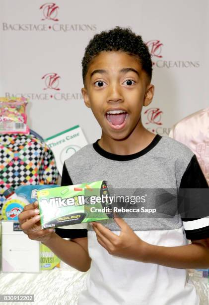 Miles Brown at day one of Backstage Creations Celebrity Retreat at Teen Choice 2017 at Galen Center on August 12, 2017 in Los Angeles, California.