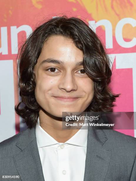 Actor Rio Mangini attends 2017 Sundance NEXT FEST at The Theater at The Ace Hotel on August 12, 2017 in Los Angeles, California.