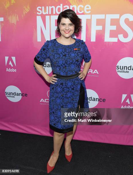 Rebekka Johnson attends 2017 Sundance NEXT FEST at The Theater at The Ace Hotel on August 12, 2017 in Los Angeles, California.