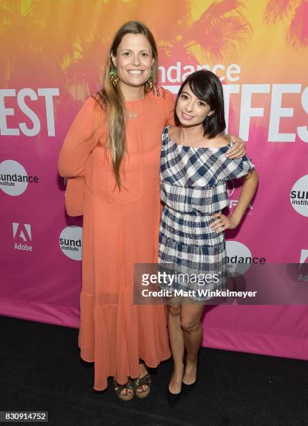 Marianna Palka and Kate Micucci attend 2017 Sundance NEXT FEST at The Theater at The Ace Hotel on August 12, 2017 in Los Angeles, California.
