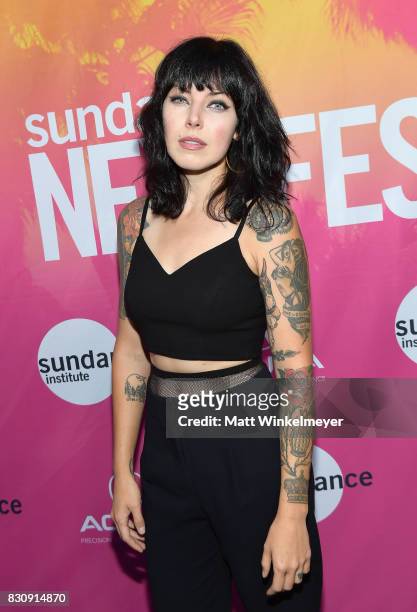 Musician Alexis Krauss attends 2017 Sundance NEXT FEST at The Theater at The Ace Hotel on August 12, 2017 in Los Angeles, California.