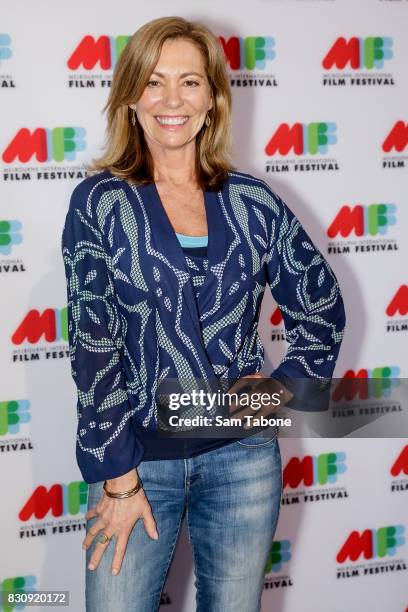 Kerry Armstrong arrives ahead of a screening of Shame as part of the 66th Melbourne International Film Festival on August 13, 2017 in Melbourne,...