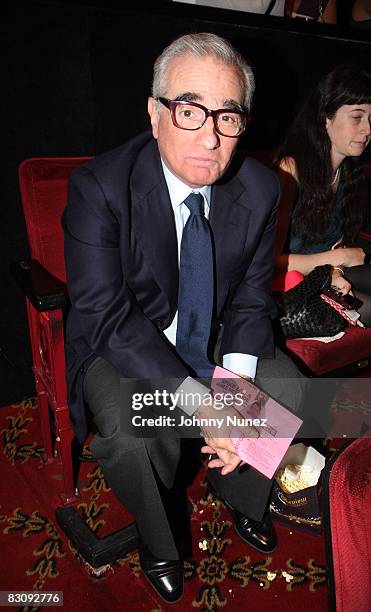 Martin Scorsese attends the premiere of "Miracle at St. Anna" at the Ziegfeld Theatre on September 22, 2008 in New York City.