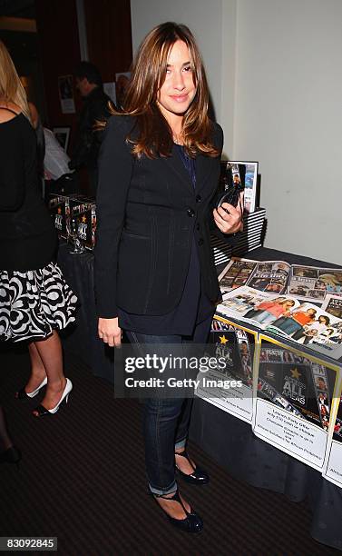 Mel Blatt poses at Celebrity Photographer Dave Hogan's book launch Access All Areas on October 2, 2008 in London, England. Dave has been the Sun's...